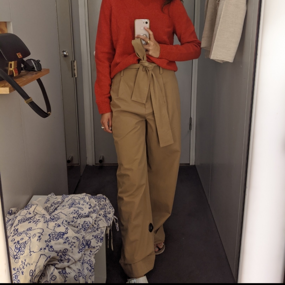 COS High Waisted Paperbag Pants